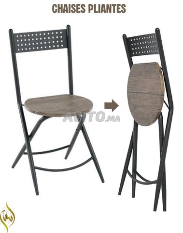 Ensemble moderne de salle à manger, cinq pièces pour quatre personnes - 2