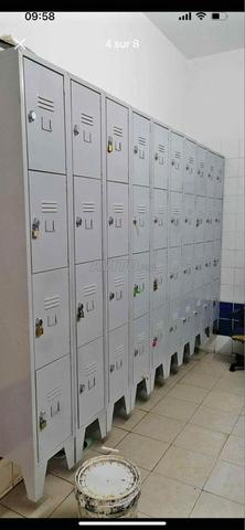 خزانة معدنية بقفل \vestiaire 2 portes métallique
