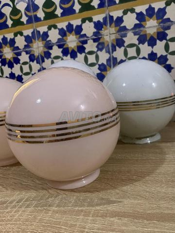 مصباح عاكس للضوء آرت ديكو عتيق يعود إلى الأربعينيات