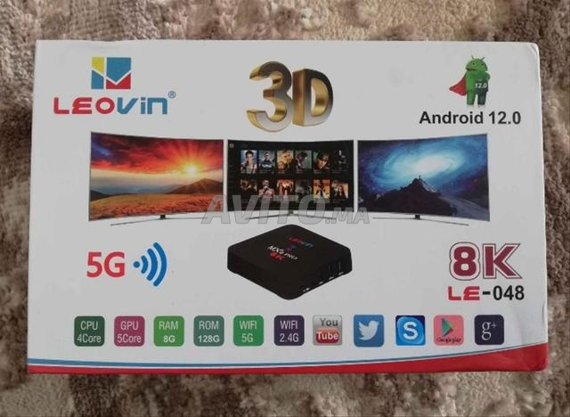 صندوق تلفزيون TV BOX Android 12 - 128 جيجابايت / 8 جيجابايت رام