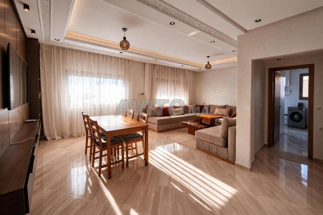 شقة T3 مفروشة في الطابق الأخير جنان أوراد - 2