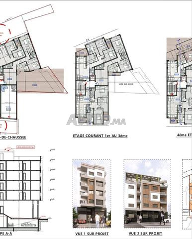 Terrain avec permis de construire, site Al Kharba, Tanger - 2