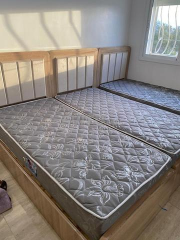 سرير مفرد 90x190 مع فرشة متوفر 6 Lit simple