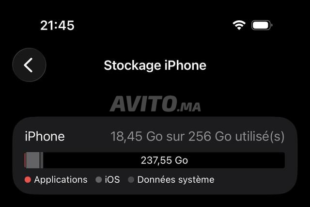 iPhone 16 Pro 256Go Blanc Batterie 92 eSIM