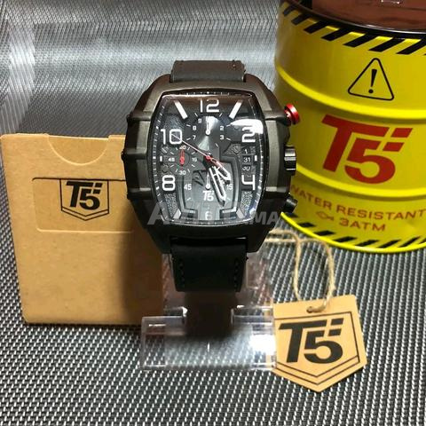 ساعة يد رجالية T5 كرونوغراف أصلية جديدة