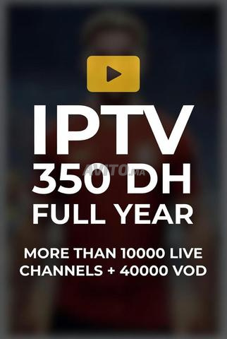 📺 Abonnement chaînes et films pour une année complète – 350DH seulement
