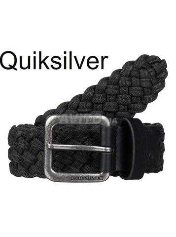 حزام كويك سيلفر رجالي أسود قطن جديد