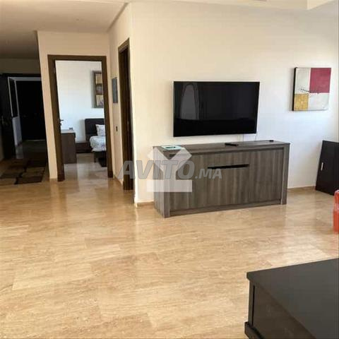 21219-Appt à louer à 10500DH à Plage Oued Cherrat