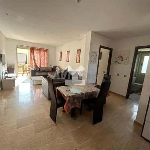 21220-Appt à louer à 10000DH à Plage Oued Cherrat