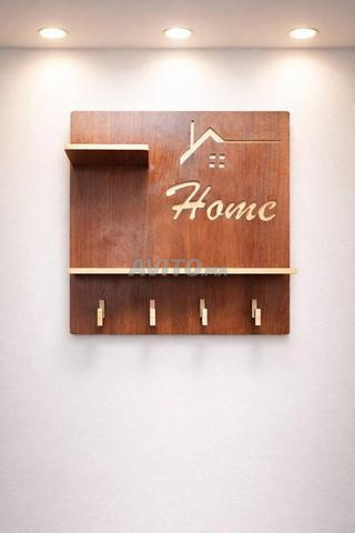 منظم مفاتيح حائطي بتصميم أنيق - 2