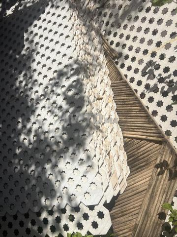 ألواح تقسيم - حاجز رؤية أبيض - 2