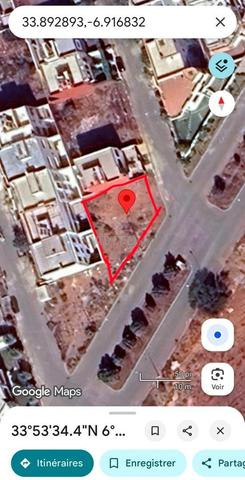 أرض منطقة فيلا للبيع في تمارة