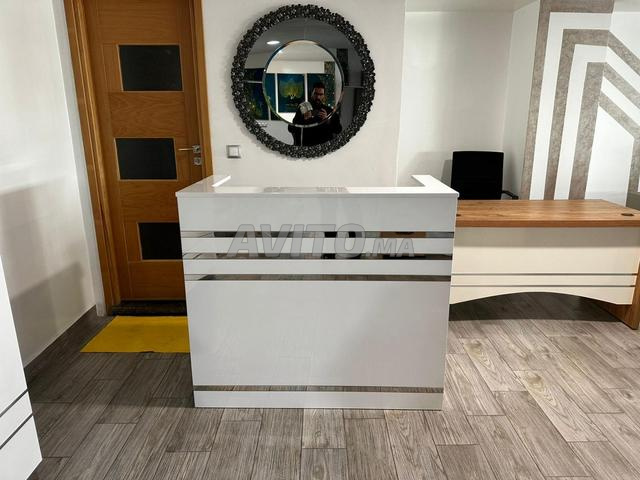 Comptoir de réception en bois mélaminé - 2