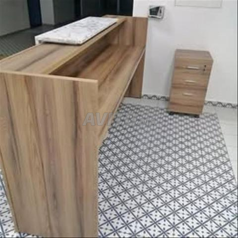 comptoir d'accueil avec caisson en bon prix - 2