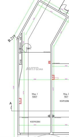 محل تجاري بمساحة 150 متر مربع في الدار البيضاء - 2