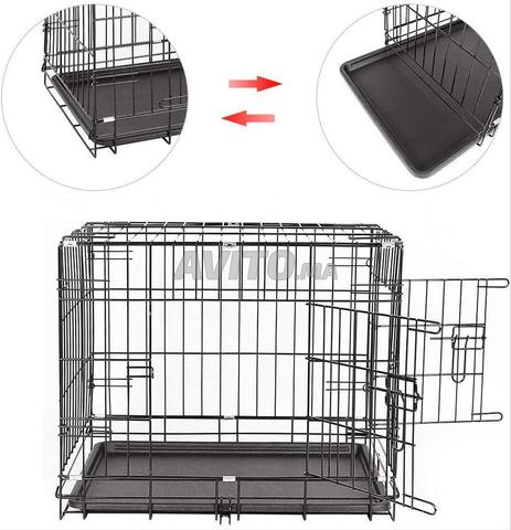 قفص صغير قابل للطي 63 × 43 × 50 سم - جديد - - 2