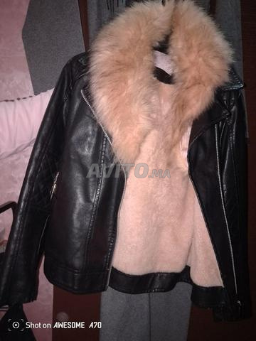 جاكيت جلد كالجديد مقاس 12 nmra - 2