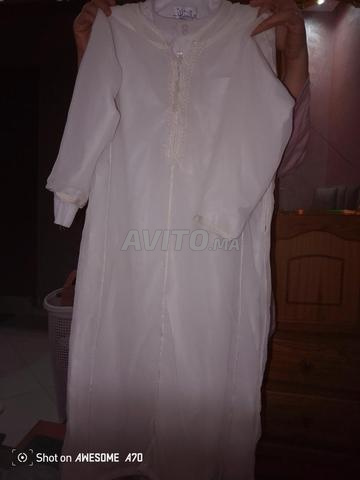 Jellaba et babouches pour garçon, taille 10, en blanc - 2