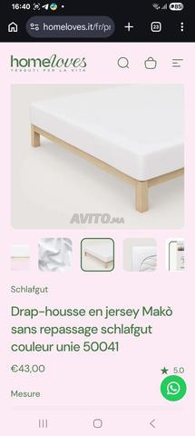 Drap housse coton - 2