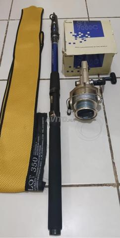 Canne à Pêche télescopique et son moulinet