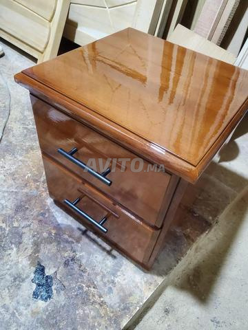 سرير مصنوع من خشب الأرز الصلب - 2