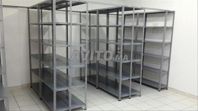 رفوف صناعية متينة - مثالية للمستودعات - 2