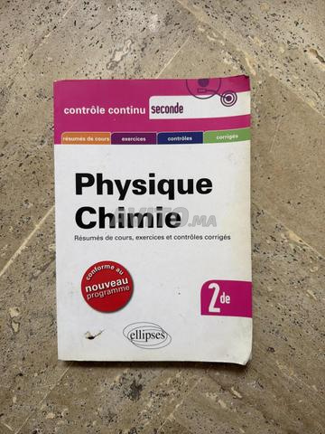 Livre de Physique chimie 2de,ellipses