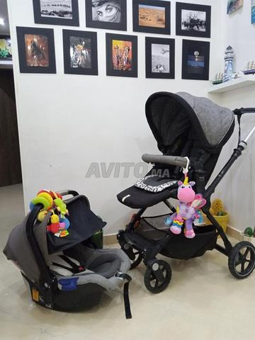 Poussette duo originale en très bon état, nouvel arrivage chez Mery Poussette