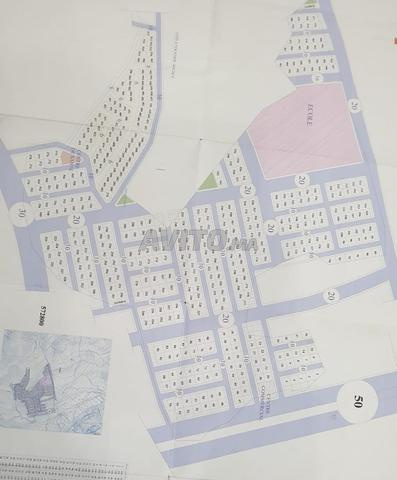 Terrain 435 mètres garage 6 lotissement Sahraoui 15000 dirhams