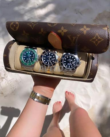 Louis Vuitton 3 Watch Case Eclipse Monogram - 2