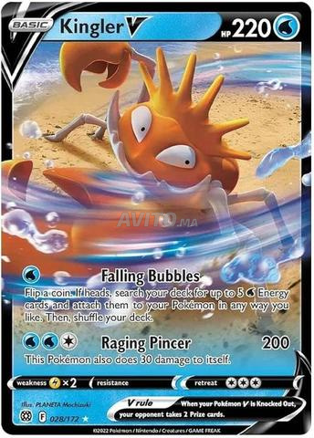 Carte pokemon kingler V