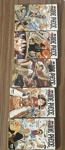 Manga One Piece tome 1,2,3,4,5