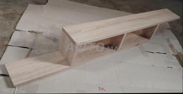 رف تلفاز جداري عصري / Meuble TV - عالي الجودة MDF - 2