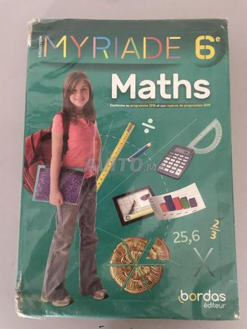 دليل الرياضيات للسنة السادسة Myriade Bordas - مستعمل