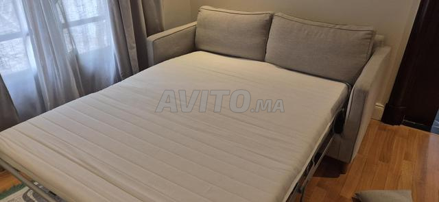 Canapé-lit Kitea gris clair comme neuf - 2