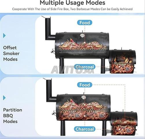Barbecue Charbon Fumoir Avec Cendre - 2
