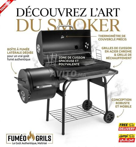 Barbecue Charbon Fumoir Avec Cendre