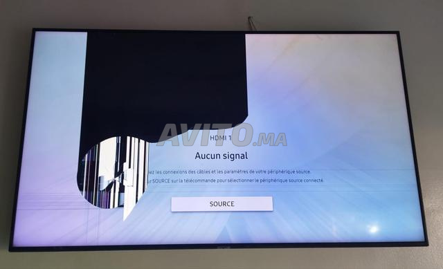Télévision Samsung cassée 65