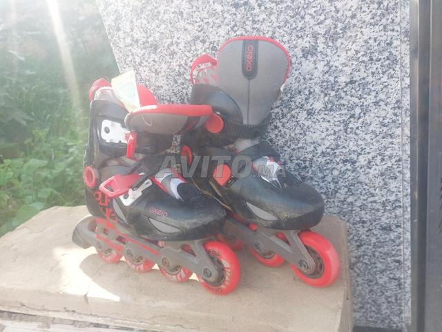 roller enfant noir rouge taile 26 a 30 - 2