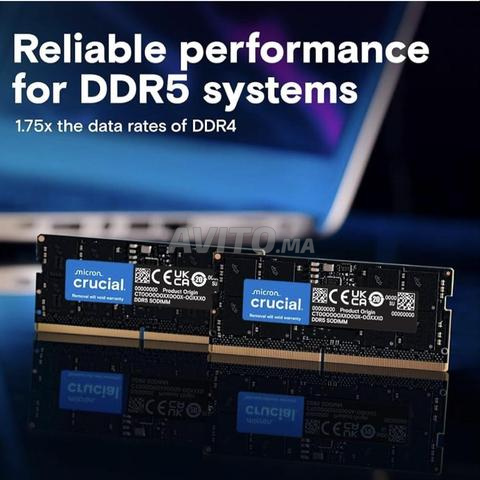 Crucial RAM DDR5 64Go Kit (2x32Go) 5600MHz SODIMM - 2