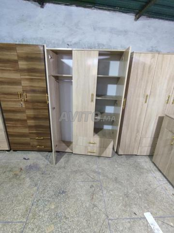 بلاكار ملابس 3 بيبان mdf - 2