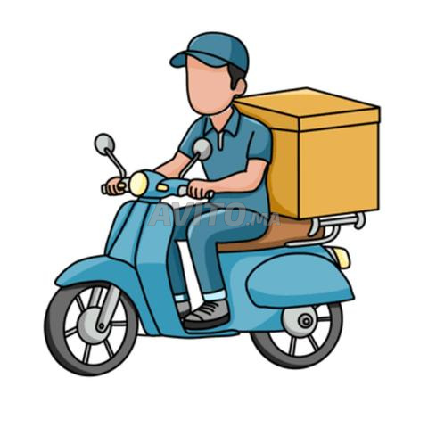 سائق توصيل بدراجة نارية جاهز للعمل فورا