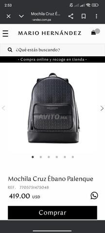 حقيبة ظهر ماريو هيرنانديز أصلية سوداء - 2