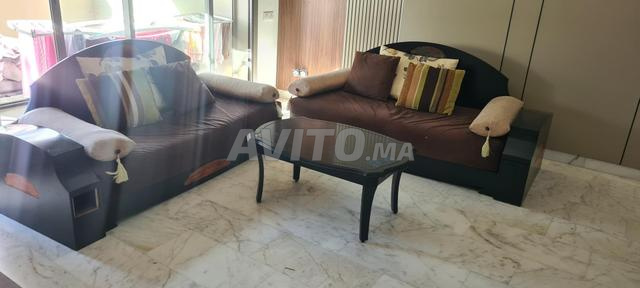 salon et table et meuble TV