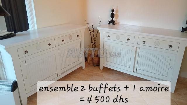 مجموعة 2 بوفيه و 1 خزانة - 2