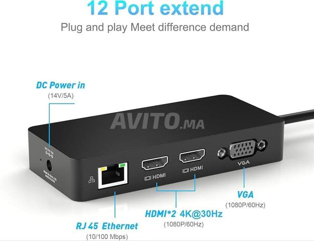 RoHs Dock Station Surface Pro sans chargeur