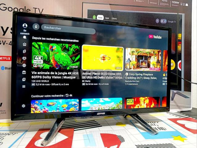 TV 24 pouces smart android wifi montage europe