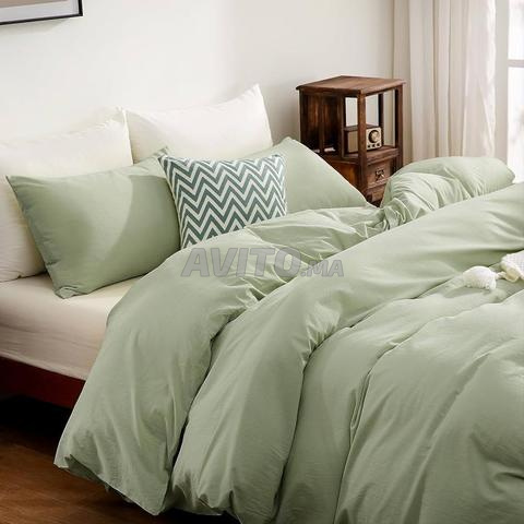 Couette Richbond vert avec sac d’emballage