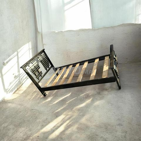 سرير فردي خشبي 100 سم × 200 سم