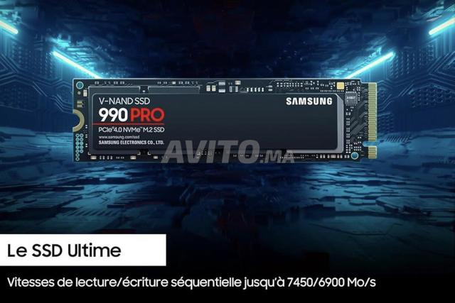 SSD Samsung 990 Pro 2To 7450MB/s (جديد) - 2